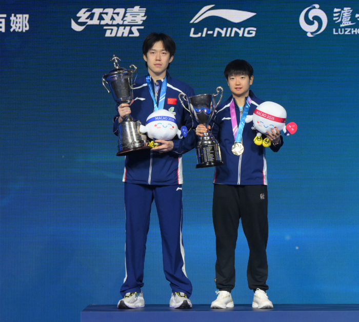 澳门世界杯国乒双冠收官 孙颖莎三连冠创历史